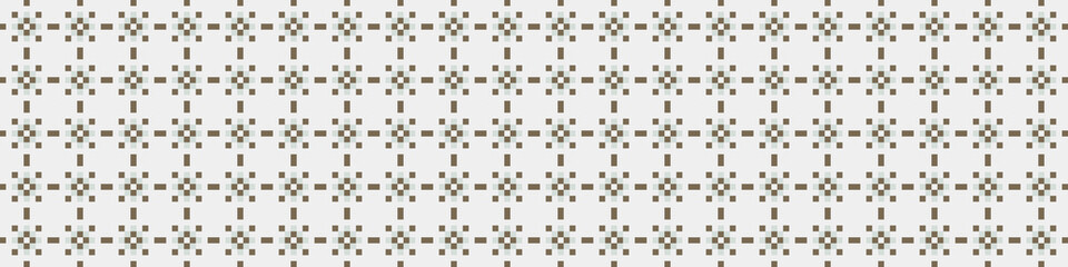 Fototapeta premium Abstract Cross Pattern Dots Logo generative computational art illustration