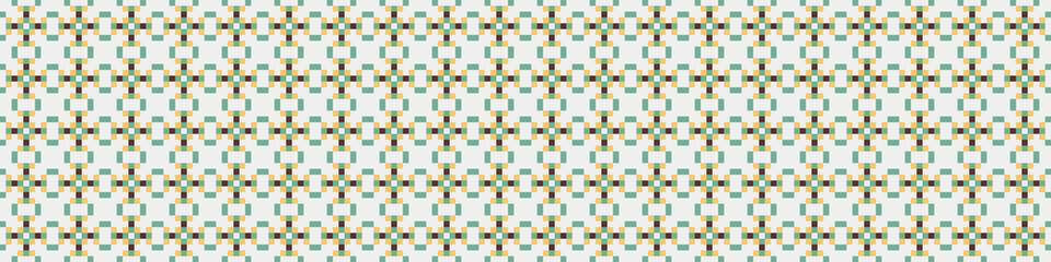 Abstract Cross Pattern Dots Logo generative computational art illustration