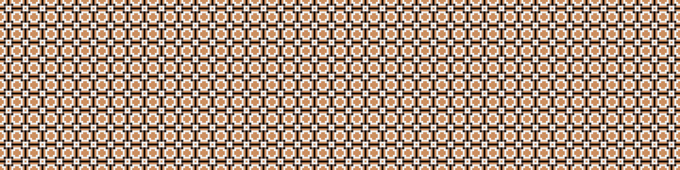 Fototapeta premium Abstract Cross Pattern Dots Logo generative computational art illustration