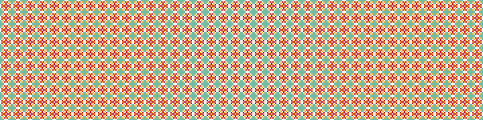Abstract Cross Pattern Dots Logo generative computational art illustration