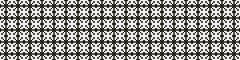 Fototapeta premium Abstract Cross Pattern Dots Logo generative computational art illustration