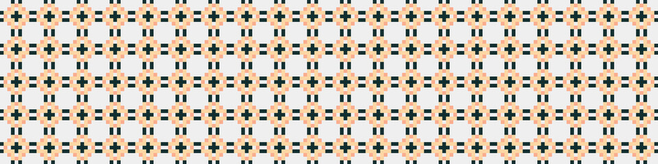 Abstract Cross Pattern Dots Logo generative computational art illustration