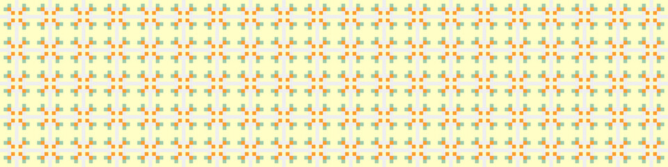 Abstract Cross Pattern Dots Logo generative computational art illustration