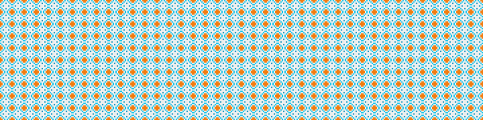 Abstract Cross Pattern Dots Logo generative computational art illustration