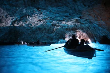 Keuken spatwand met foto Blue Grotto on the coast of the island of Capri, Italy © Takashi