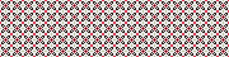 Abstract Cross Pattern Dots Logo generative computational art illustration