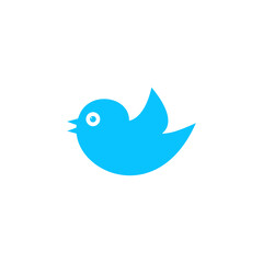 Bird icon flat