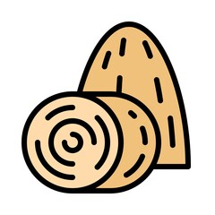 Hay icon, Thanksgiving related vector