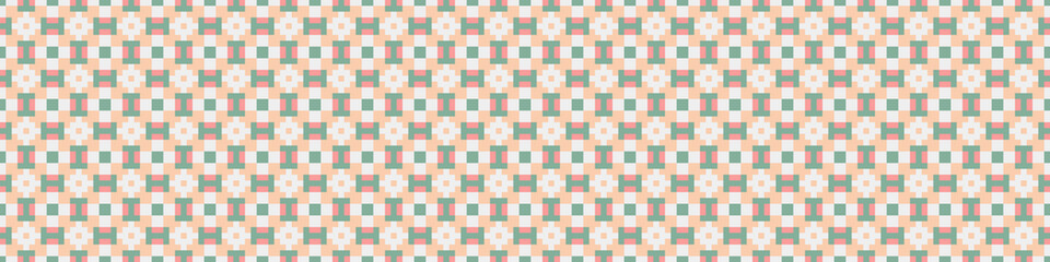 Abstract Cross Pattern Dots Logo generative computational art illustration