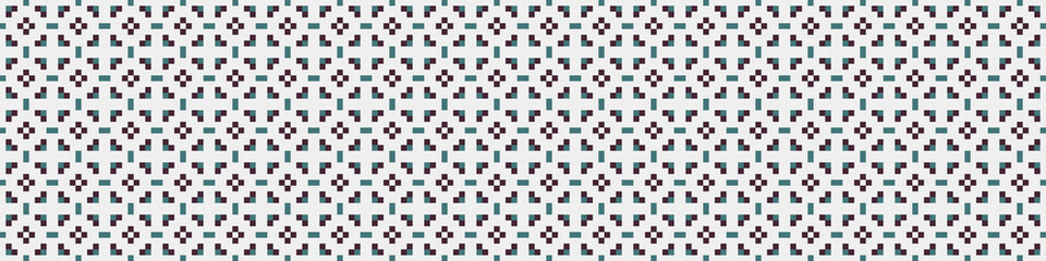 Fototapeta premium Abstract Cross Pattern Dots Logo generative computational art illustration