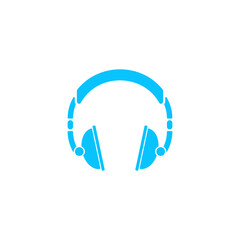 Headphone icon flat