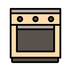 Oven icon, Thanksgiving related vector