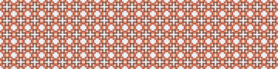 Abstract Cross Pattern Dots Logo generative computational art illustration