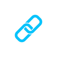 Chain icon flat