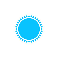 Sun icon flat