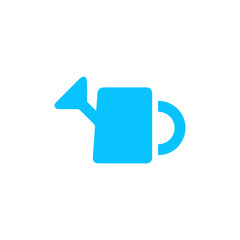 Watering can icon flat