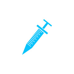 Culinary kitchen syringe icon flat