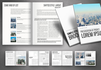 Simple Corporate Style Brochure Layout