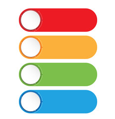 Obraz premium banner number options template. Can be used for work flow layout, diagram, business step options, banner. Vector design EPS10.