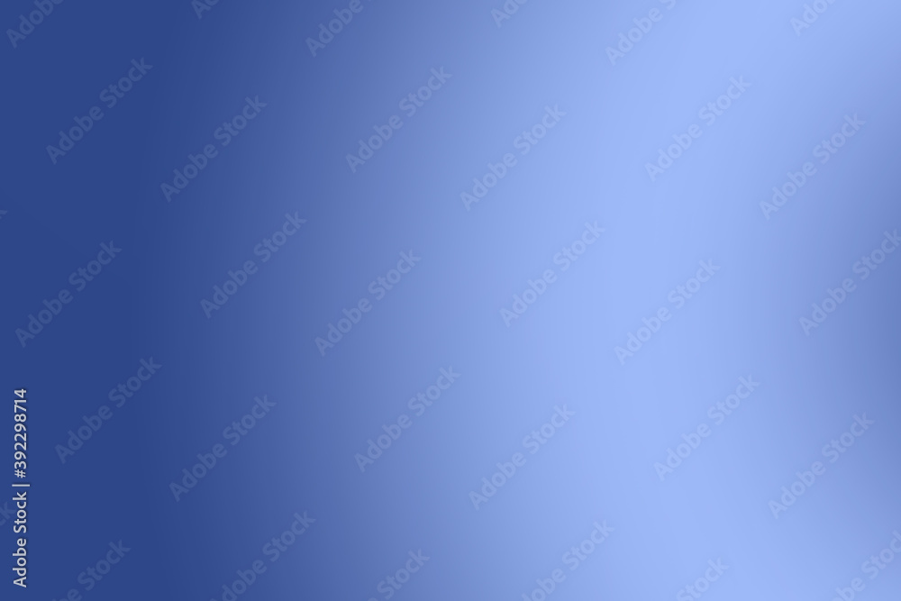 Wall mural gradient with blue color. modern texture background, degrading fragments, smooth shape transition an