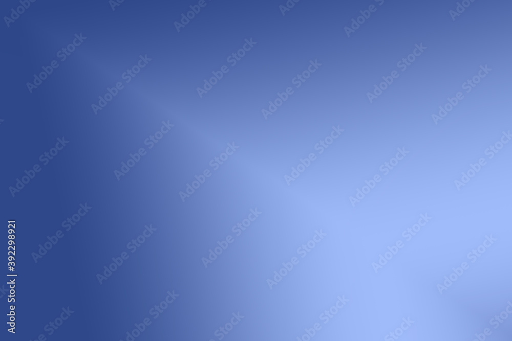 Wall mural gradient with blue color. modern texture background, degrading fragments, smooth shape transition an