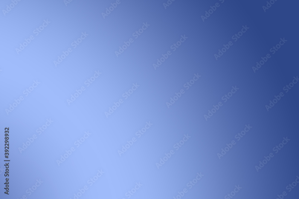 Wall mural gradient with blue color. modern texture background, degrading fragments, smooth shape transition an