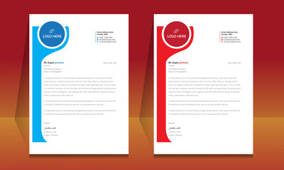 Letterhead format template, business style letterhead design template. Company letterhead template designs. Letterhead, Template.	