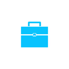 Briefcase icon flat