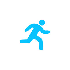 Run icon flat