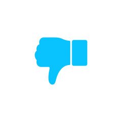 Thumbs down icon flat