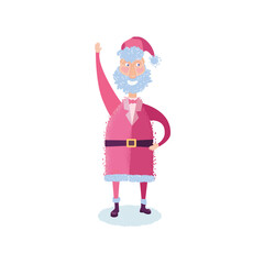 christmas santa claus new year vector cartoon art