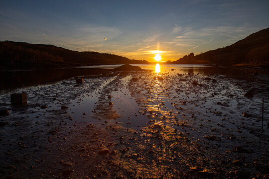 Sunset by the sea on ,Helgeland,Nordland ,Norway,scandinavia,Europe