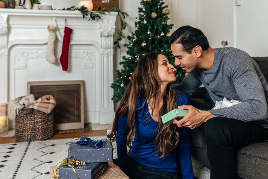 Affectionate Couple During Holiday
