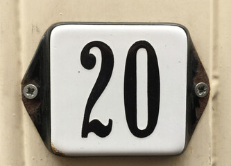 number 20