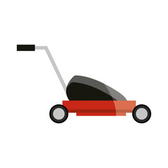 mower grass garden icon isolated on white background