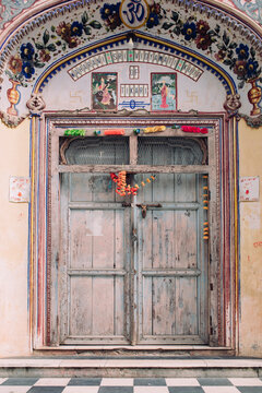 Entrance to a Hindu temple