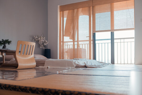 Japanese tatami style interior room