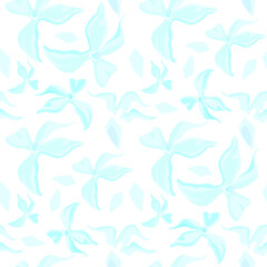 Digital download of clean and romantic seamless pattern in blue color