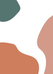 Terracotta abstract template for backgrounds, notebooks, wallpapers, cards, posters, stories, social media.