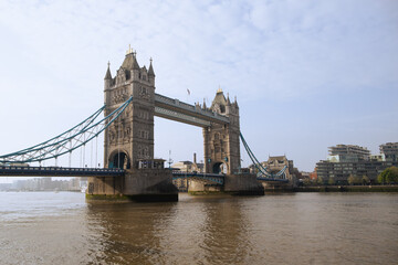 Fototapeta na wymiar River Thames and Tower Bridge in London
