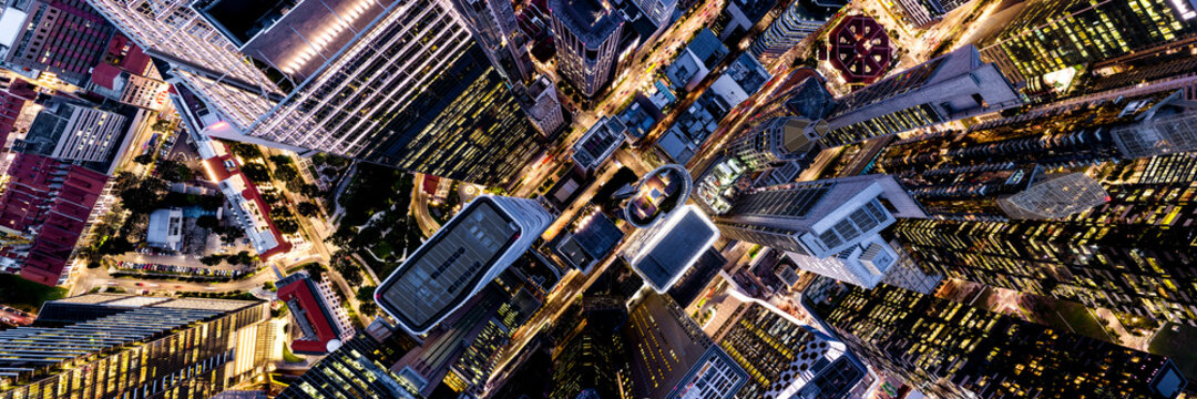 City Street Aerial