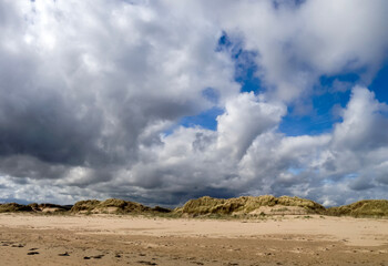 Clouds over the beach