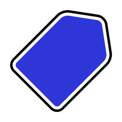 Label icon vector