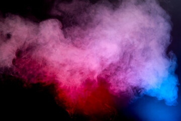 abstract smoke on black