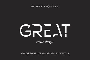 classic lettering, alphabet font, gray and white style background,  typeface vector design