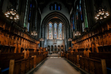 Interior of chapel of old university