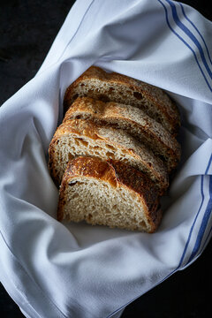 Slices of sourdough bread