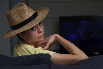 woman with accessories