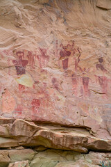 Fremont petroglyphs in Sego Canyon, Thompson Springs,  Grand County, Utah, Usa, America