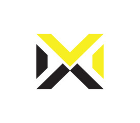 Letter W M Monogram Logo in Modern Line Style, Design Vector Template Element